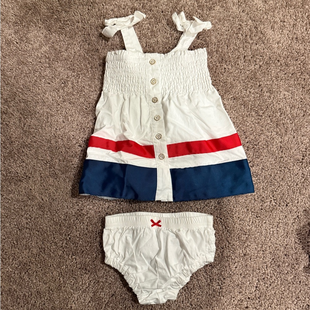 Hartstrings White Baby Dress